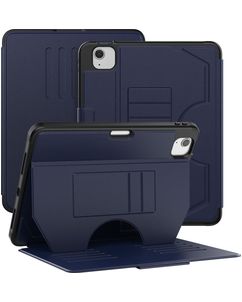 Mobigear Magnetic Folio Coque iPad Pro 11 Pouces (2018) Etui + Porte-crayon - Bleu Marin