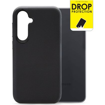 My Style Tough Coque Samsung Galaxy S25 FE Coque arrière Rigide Anti-Chocs - Noir