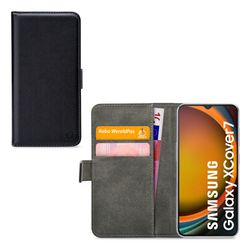 Mobilize Classic Gelly Wallet Housse Samsung Galaxy Xcover 7 Etui Porte-Monnaie - Noir