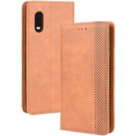 Mobigear Sensation Housse Samsung Galaxy Xcover Pro Etui Porte-Monnaie - Cognac