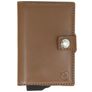 Valenta Card Case Essential Wallet - Porte Cartes en en Cuir véritable - 10 Cartes - Marron