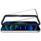 GrizzlyCoat Easy Fit iPhone 14 Verre trempé Protection d'écran - Compatible Coque + Cadre d'installation - Noir