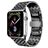 Mobigear Dragon Bracelet Acier Apple Watch Fermeture boucle déployante - 49/46/45/44 mm - Noir