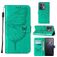 Mobigear Butterfly Housse OPPO Reno 8 5G Etui Porte-Monnaie - Vert