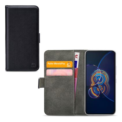 Mobilize Classic Gelly Wallet ASUS ZenFone 8 Flip Étui Portefeuille - Noir