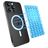 Mobigear Snap Stick MagSafe Support de téléphone à ventouse - Bleu - Universel