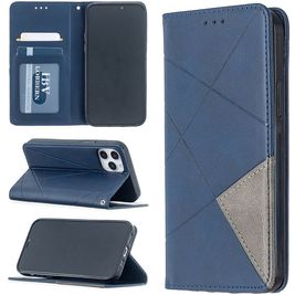 Mobigear Rhombus Slim Housse iPhone 12 Etui - Bleu