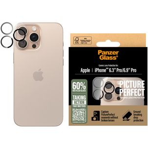 PanzerGlass PicturePerfect iPhone 16 Pro Verre trempé Protection Caméra - Compatible Coque