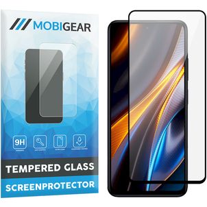 Mobigear Premium POCO X4 GT Verre trempé Protection d'écran - Compatible Coque - Noir