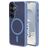 Mobiparts Hardcover Coque Samsung Galaxy S25 MagSafe Coque arrière Rigide - Satin Light Blue