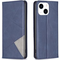Mobigear Rhombus Slim iPhone 15 Étui - Bleu