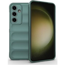 Mobigear Bumpy Coque Samsung Galaxy S24 FE Coque arrière en TPU Souple - Vert
