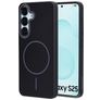 Mobiparts Slim Line Coque Samsung Galaxy S25 MagSafe Coque arrière Rigide - Onyx Black