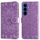 Mobigear Sunflower Housse Samsung Galaxy S26 Plus Etui Porte-Monnaie - Violet