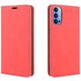 Mobigear Retro Slim Housse OPPO Reno 4 Etui Porte-Monnaie - Rouge