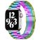 Mobigear Antwerp Bracelet Acier pour Apple Watch Fermeture boucle déployante - 42/41/40/38 mm - Colorée
