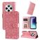 Mobigear Sunflower Housse Xiaomi Redmi 14C Etui Porte-Monnaie - Rose doré