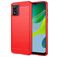 Mobigear Brushed Slim Coque Motorola Moto E13 Coque arrière en TPU Souple - Rouge