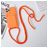 Mobigear Lanyard Card iPhone 15 Pro Coque avec cordon en Silicone et Porte-Cartes - Orange