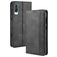 Mobigear Sensation Housse Samsung Galaxy A50 Etui Porte-Monnaie - Noir