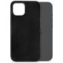 Mobilize Premium Coque iPhone 15 MagSafe Coque arrière en Cuir Véritable - Noir
