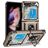 Mobigear Armor Ring Samsung Galaxy Z Flip 5 Plastique rigide Coque arrière Antichoc avec bague de maintien - Or
