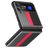 Mobigear Racing Coque Samsung Galaxy Z Flip 3 Coque arrière Rigide - Noir / Rouge