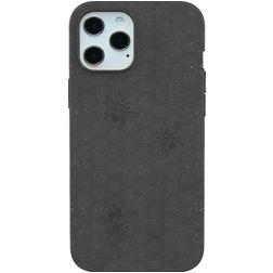 Pela Case iPhone 12 Pro Max Écologique Coque arrière Antichoc - Noir