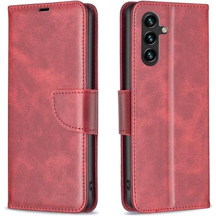 Mobigear Excellent Housse Samsung Galaxy S25 FE Etui Porte-Monnaie - Rouge