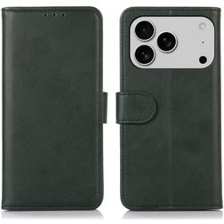 Mobigear Wallet Housse iPhone 17 Pro Etui Porte-Monnaie - Vert