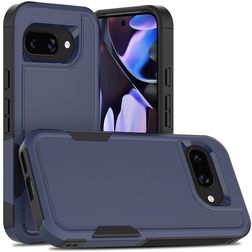 Mobigear Heavy Armor Coque Google Pixel 9a Coque arrière Rigide Anti-Chocs - Dark Blue
