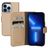 Mobiparts Saffiano Wallet Housse iPhone 13 Pro Etui Porte-Monnaie - Copper