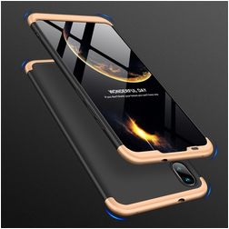 Mobigear TriGuard Coque Xiaomi Mi Play Coque arrière Rigide - Noir / Or