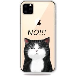 Mobigear Design iPhone 11 Pro Max TPU souple Coque arrière - Chat