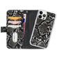 Mobilize Magnet Zipper Housse iPhone 13 Pro Max Etui avec Coque Détachable Porte-Monnaie - Noir