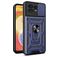 Mobigear Armor Ring Cam Slide Coque Motorola Edge 40 Pro Coque arrière Rigide Anti-Chocs avec Anneau-Support et Protecteur Lentilles - Bleu