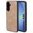 Mobiparts Classic Coque Samsung Galaxy A36 MagSafe Coque arrière en TPU,Similicuir - Moonstone Beige