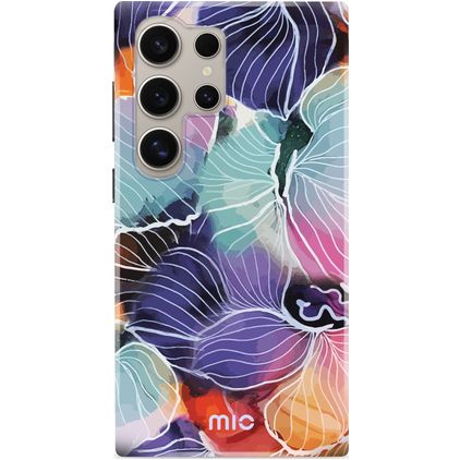MIO Samsung Galaxy S24 Ultra MagSafe Plastique rigide Coque arrière - Flowers