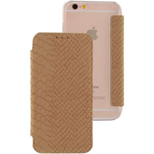 Mobilize Slim Gelly Housse iPhone 6 Etui - Snake Creamy Rose
