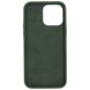 Mobiparts Coque iPhone 14 Pro Coque arrière en Silicone - Forest Green