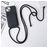 Mobigear Lanyard Card iPhone 15 Coque avec cordon en Silicone et Porte-Cartes - Noir