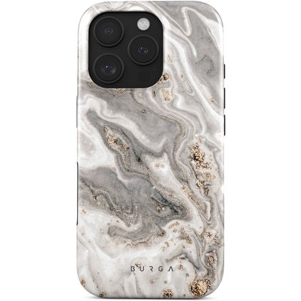 Burga Tough Coque iPhone 16 Pro Max Coque arrière Rigide Anti-Chocs - Snowstorm
