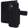 Mobiparts Housse iPhone 17 Etui avec Coque Détachable en Cuir Véritable Porte-Monnaie - Noir