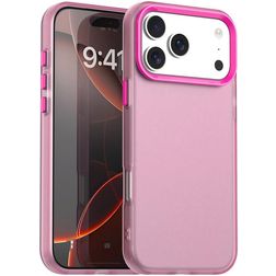 Mobigear Crystal Coque iPhone 17 Pro Coque arrière Rigide - Rouge