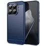 Mobigear Brushed Slim Coque Xiaomi 15T Pro Coque arrière en TPU Souple - Bleu