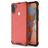 Mobigear Honeycomb Samsung Galaxy A11 Plastique rigide Coque arrière Antichoc - Rouge