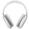 Mobigear Colors Coque Apple AirPods Max Coque en Silicone Souple - Blanc