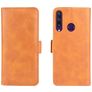 Mobigear Slim Magnet Housse Huawei Y6p Etui Porte-Monnaie - Cognac