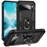 Mobigear Armor Ring Coque Google Pixel 10 Pro XL Coque arrière Rigide Anti-Chocs avec Anneau-Support - Noir
