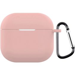 Mobigear Colors Coque Apple AirPods 4 Coque en Silicone Souple - Rose